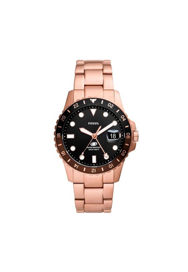 Fossil Zegarek Blue FS6027 Złoty. Kolor: złoty