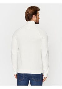 Jack & Jones - Jack&Jones Sweter 12236308 Biały Regular Fit. Kolor: biały. Materiał: bawełna, syntetyk
