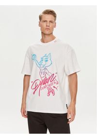 Puma T-Shirt Dylan s Gift Shop 625269 Biały Regular Fit. Kolor: biały. Materiał: bawełna