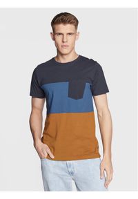 !SOLID - Solid T-Shirt 21106851 Granatowy Regular Fit. Kolor: niebieski. Materiał: bawełna