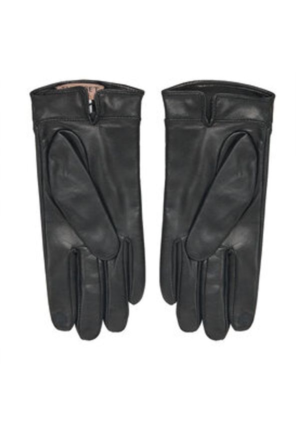 TwinSet - TWINSET Rękawiczki Damskie 242TO5170 Czarny. Kolor: czarny. Materiał: skóra