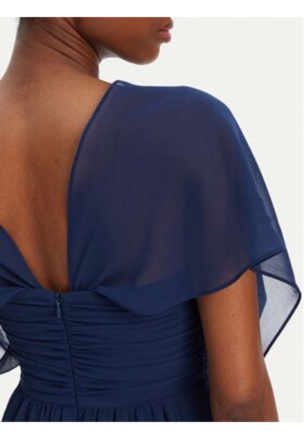 Marella Sukienka wieczorowa Amal 2515221342 Granatowy Regular Fit. Kolor: niebieski. Materiał: syntetyk. Styl: wizytowy