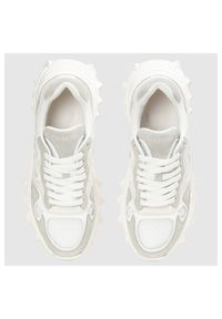 Balmain - BALMAIN Sneakersy skórzane damskie białe B-East, Rozmiar 39. Kolor: biały. Materiał: skóra #5