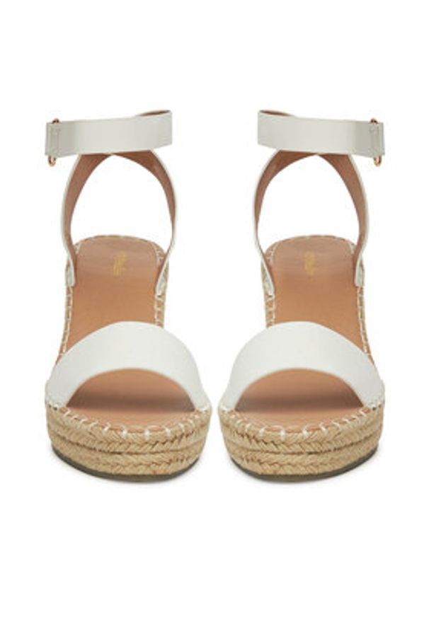 DeeZee Espadryle JSZ2022-06 Biały. Kolor: biały. Materiał: materiał, syntetyk