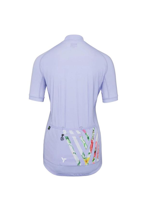 Damski jersey Silvini Calnia. Kolor: wielokolorowy, fioletowy, biały. Materiał: jersey