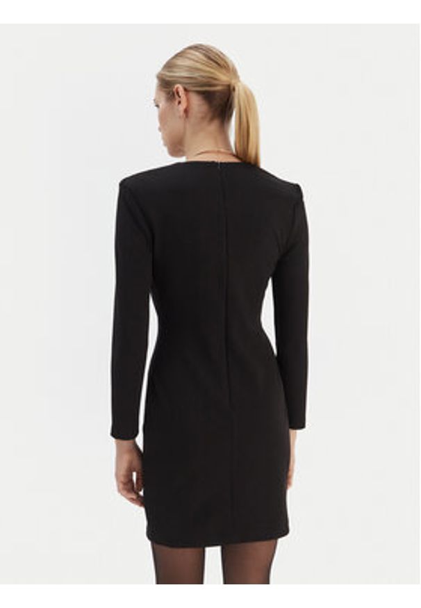 Rinascimento Sukienka koktajlowa CFC0126529003 Czarny Slim Fit. Kolor: czarny. Materiał: syntetyk. Styl: wizytowy