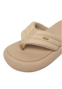 Roxy Japonki CEOWB-3CK003 Beżowy. Kolor: beżowy. Materiał: skóra #4