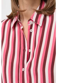 Marella koszula jedwabna regular z kołnierzykiem klasycznym. Typ kołnierza: kołnierzyk klasyczny. Materiał: jedwab. Długość rękawa: długi rękaw. Długość: długie. Styl: klasyczny #4