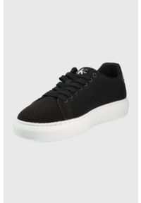 Calvin Klein Jeans tenisówki YM0YM00327.BDS męskie kolor czarny. Nosek buta: okrągły. Zapięcie: sznurówki. Kolor: czarny. Materiał: guma #3