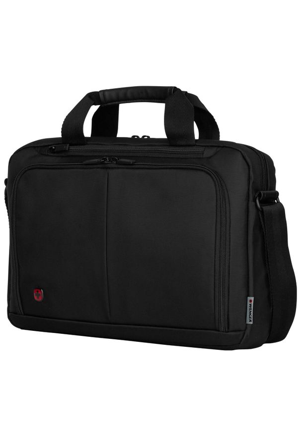 Torba Wenger Source 14'' czarny. Kolor: czarny. Styl: biznesowy, casual