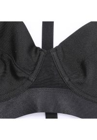 Intica - Zestaw bielizny harness na specjalne okazje Tiphani. Kolor: czarny. Materiał: materiał #9