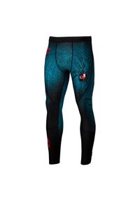 Legginsy sportowe męskie EXTREME HOBBY WIDOW. Kolor: czarny. Materiał: poliester, elastan