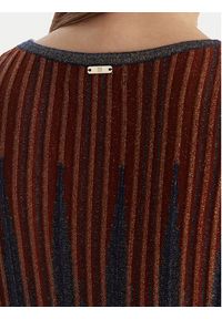 Fracomina Sweter FS25WT7007K558Q7 Kolorowy Slim Fit. Materiał: syntetyk. Wzór: kolorowy #3