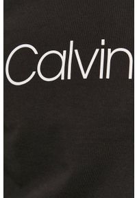 Calvin Klein Bluza męska kolor czarny z nadrukiem. Okazja: na co dzień. Kolor: czarny. Materiał: bawełna. Wzór: nadruk. Styl: casual #2