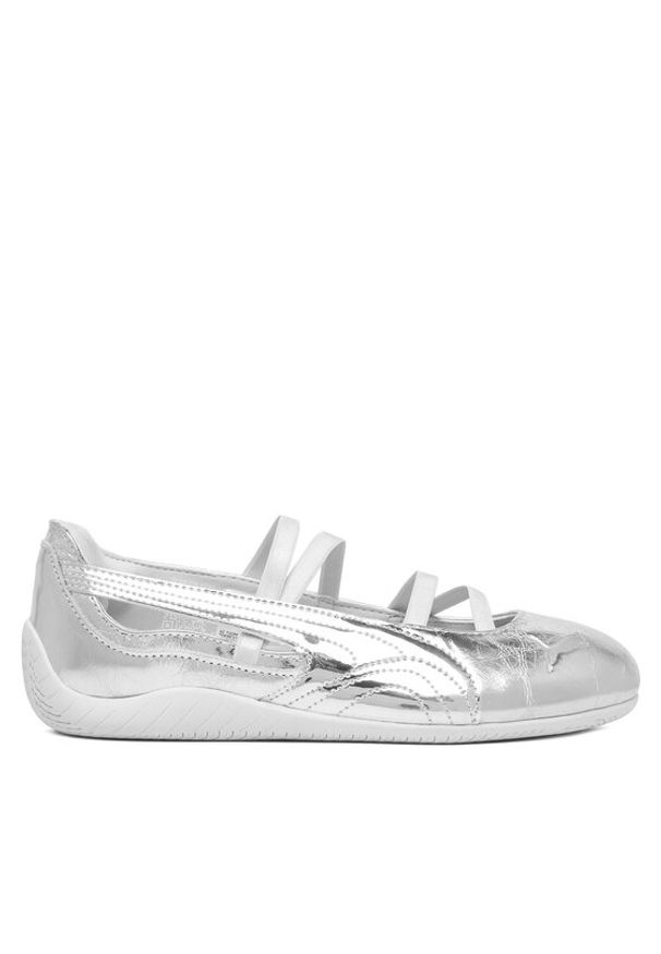 Puma Baleriny Speedcat Ballet Lustre Wns 408264 01 Srebrny. Kolor: srebrny. Materiał: skóra