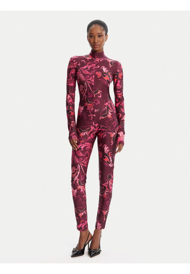 Versace Jeans Couture Kombinezon 79HAN006 JS501 Różowy Slim Fit. Kolor: różowy. Materiał: syntetyk