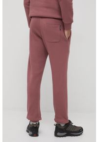 Peak Performance spodnie męskie kolor różowy gładkie. Kolor: różowy. Materiał: bawełna. Wzór: gładki #2