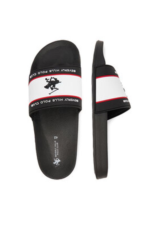 Beverly Hills Polo Club Klapki CEO-M865813 Czarny. Kolor: czarny. Materiał: syntetyk