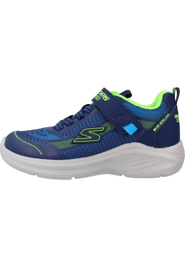 skechers - Buty do chodzenia dla dzieci Skechers Hyper Blitz. Zapięcie: rzepy. Kolor: niebieski. Materiał: syntetyk, materiał. Szerokość cholewki: normalna. Model: Skechers Sport. Sport: turystyka piesza