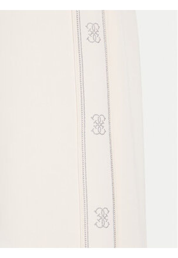 Guess Spodnie dresowe V5BB12 KCX22 Beżowy Wide Leg. Kolor: beżowy. Materiał: syntetyk