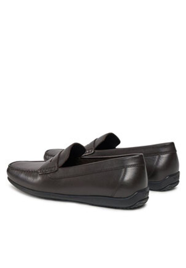 Geox Mokasyny U Ascanio U450WC 00043 C6009 Brązowy. Kolor: brązowy. Materiał: skóra