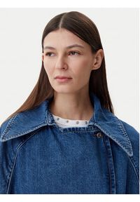 Hugo - HUGO Trencz Garena 50532056 Niebieski Relaxed Fit. Kolor: niebieski. Materiał: bawełna #3