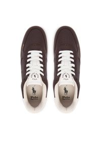 Polo Ralph Lauren Sneakersy 809P13086003 Brązowy. Kolor: brązowy. Materiał: skóra #5