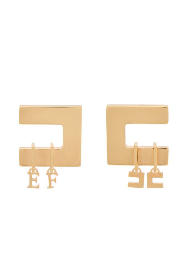 Elisabetta Franchi Kolczyki OR-03K-56E2-V150 Złoty. Materiał: metalowe. Kolor: złoty