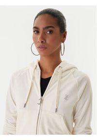 Juicy Couture Bluza Madison JCWAS225306 Beżowy Slim Fit. Kolor: beżowy. Materiał: syntetyk #2