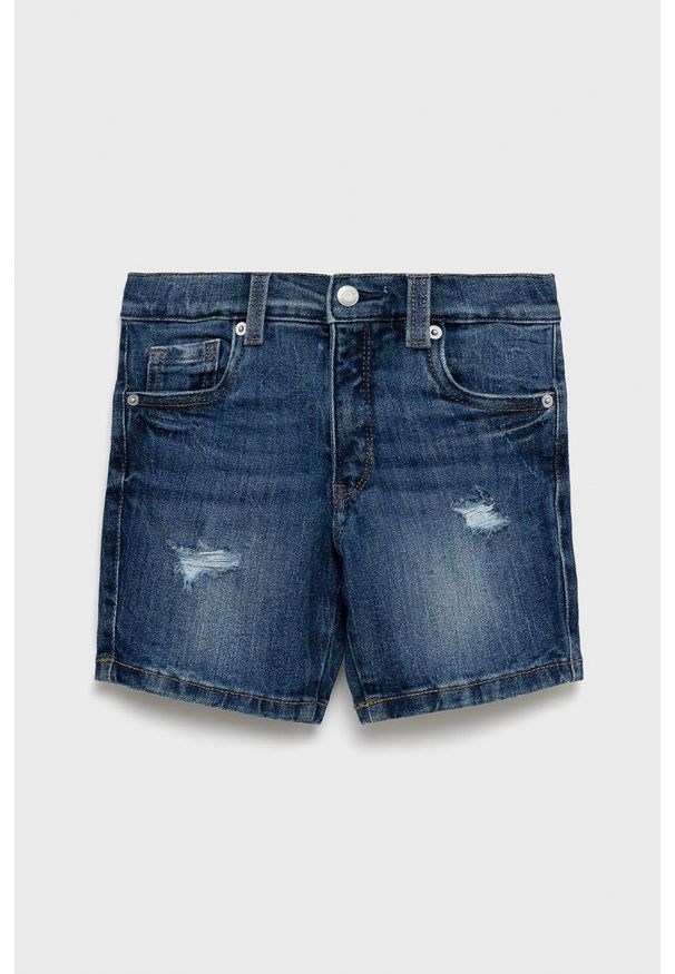 Tom Tailor szorty jeansowe dziecięce regulowana talia. Okazja: na co dzień. Kolor: niebieski. Materiał: jeans. Styl: casual