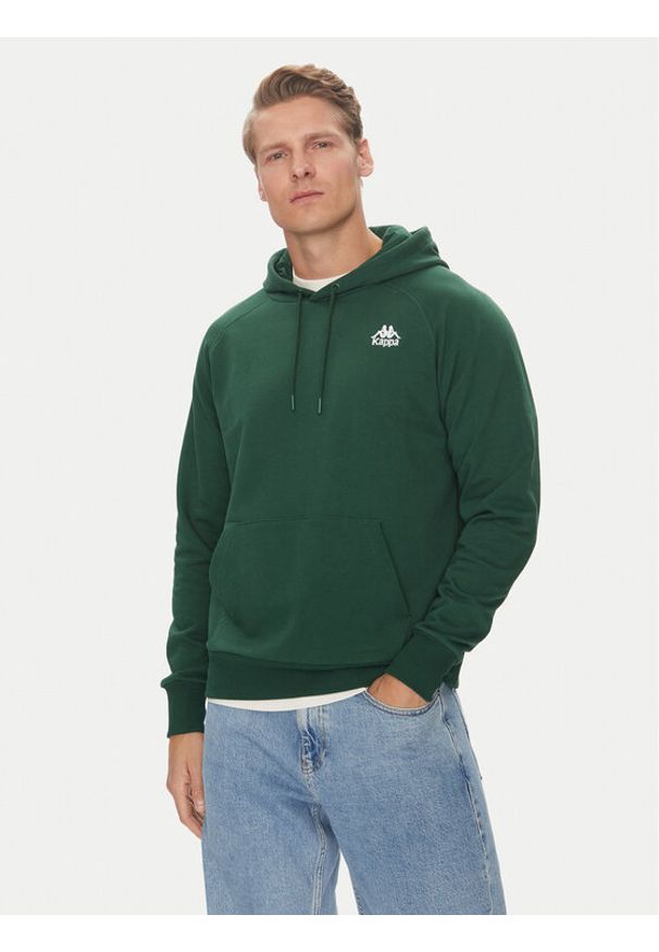 Kappa Bluza Authentic 321W7GW Zielony Regular Fit. Kolor: zielony. Materiał: bawełna