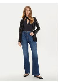 TwinSet - TWINSET Jeansy 242AT2273 Niebieski Flare Fit. Kolor: niebieski #5