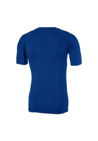 Puma - Męska Koszulka Z Krótkim Rękawem Liga Base Layer Top. Kolor: niebieski. Długość rękawa: krótki rękaw. Długość: krótkie. Sport: turystyka piesza