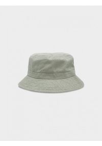 outhorn - Kapelusz bucket hat męski - miętowy. Kolor: miętowy. Materiał: bawełna, tkanina. Sezon: lato #2