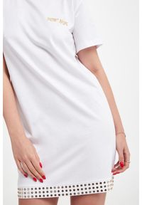 Patrizia Pepe - Sukienka mini typu T-shirt PATRIZIA PEPE. Długość: mini