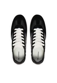 Karl Lagerfeld - KARL LAGERFELD Sneakersy Altia KL66125 Czarny. Kolor: czarny. Materiał: zamsz, skóra #4