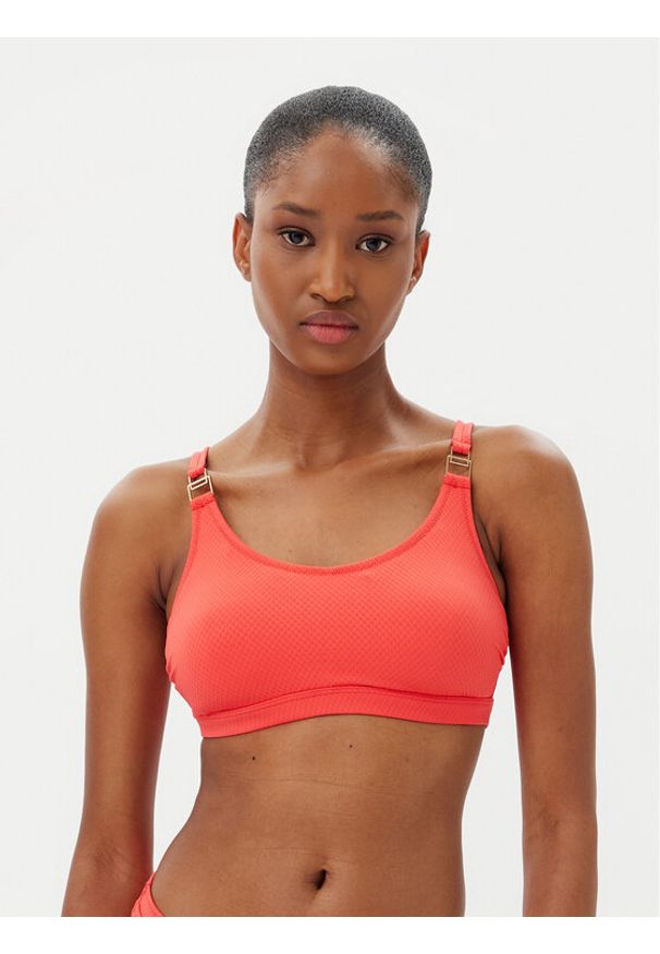 SELMARK - Selmark Góra od bikini BL477 Koralowy. Kolor: pomarańczowy. Materiał: syntetyk