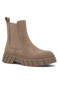 Jenny Fairy Sztyblety MAVIS WS6153-01 Beżowy. Kolor: beżowy. Materiał: skóra #6