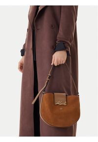 Karl Lagerfeld - KARL LAGERFELD Torebka B1W30196 Brązowy. Kolor: brązowy. Materiał: skórzane, zamszowe #1