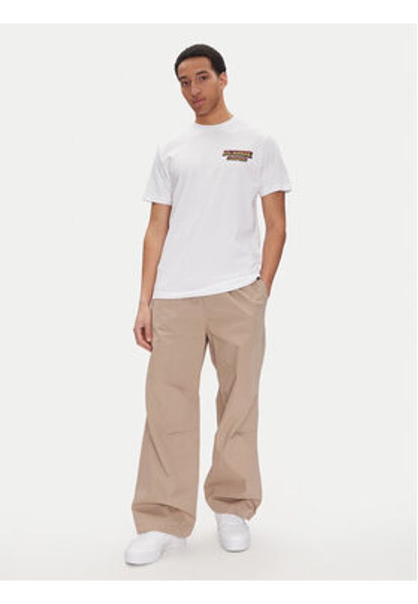 DC T-Shirt ADYZT05457 Biały Heritage Fit. Kolor: biały. Materiał: bawełna