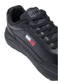 Tommy Jeans Sneakersy Runner EM0EM01445 Czarny. Kolor: czarny. Materiał: skóra #5
