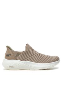 skechers - Skechers Sneakersy 117508 TPE Brązowy. Kolor: brązowy. Materiał: materiał #1