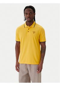 Aeronautica Militare Polo 261PO1308UP00082 Żółty Regular Fit. Typ kołnierza: polo. Kolor: żółty. Materiał: bawełna #1