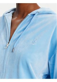 Juicy Couture Bluza Halan JCWAS24342 Niebieski Oversize. Kolor: niebieski. Materiał: syntetyk