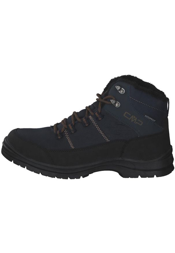 Buty trekkingowe męskie CMP Annuuk Snow Boot Wp. Kolor: wielokolorowy, niebieski, czarny. Materiał: materiał, syntetyk. Szerokość cholewki: normalna. Sport: turystyka piesza