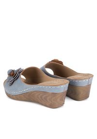 Clara Barson Klapki WYL05010-29 Niebieski. Kolor: niebieski. Materiał: syntetyk #5