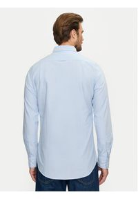 GANT - Gant Koszula 3000202 Błękitny Slim Fit. Kolor: niebieski. Materiał: bawełna #3