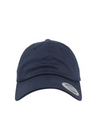 FLEXFIT - Czapka Flexfit low profile organic cotton. Kolor: niebieski. Materiał: bawełna #1