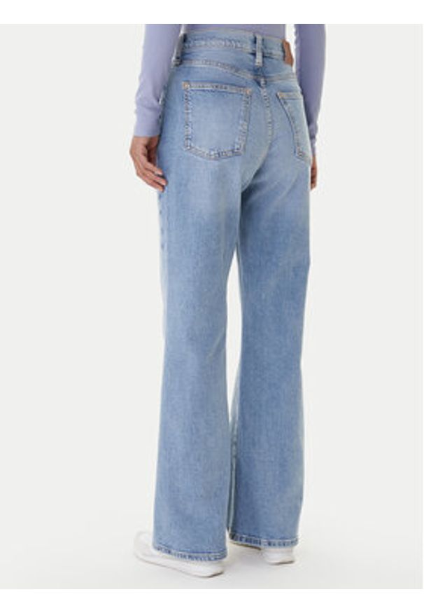 Tommy Jeans Jeansy Bella DW0DW22620 Niebieski Flare Fit. Kolor: niebieski