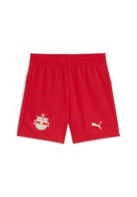 Puma - Młodzieżowe szorty FC Red Bull Salzburg 25/26 PUMA Red White. Kolor: czerwony, biały, wielokolorowy. Materiał: tkanina. Sport: piłka nożna